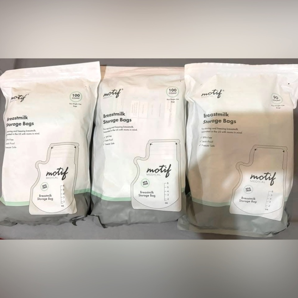 Motif breastmilk bags